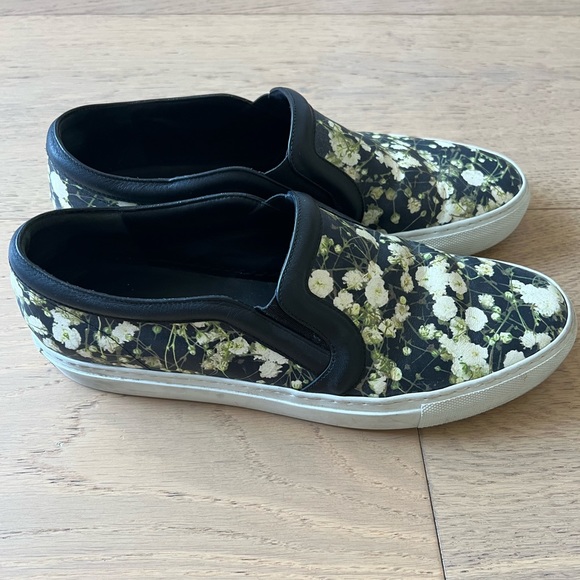 GIVENCHY leather floral print sneakers Size 11